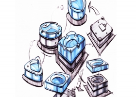 全球首款RETHINK+智能点烟烟灰缸