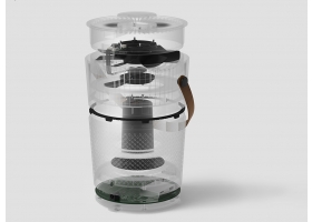 来一个小花盆 Air Jet S 空气净化器，养养空气吧~