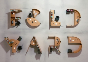 THESE ANIMATED ALPHABET SHAPED DESKS ARE HERE TO LIVEN UP YOUR WORKPLACE!