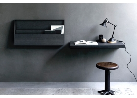 THIS FOLDABLE MAGAZINE RACK IS ACTUALLY AN UNDERCOVER WORK DESK!