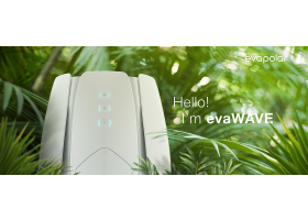 Evapolar - evaWAVE最先进蒸发式加湿器和香气扩散器。