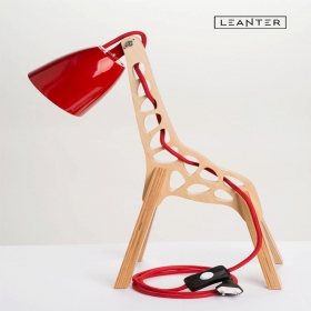 HANDMADE KIDS’ GIRAFFE LAMPS长颈鹿木作台灯