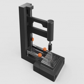 第二个非标木作手工工具专利--可拆分的底座、可拆卸的手持电动工具及具有限位功能的钻床