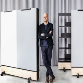 十分有艺术感设计感及实用的可移动多功能屏风  Stephan Hürlemann设计