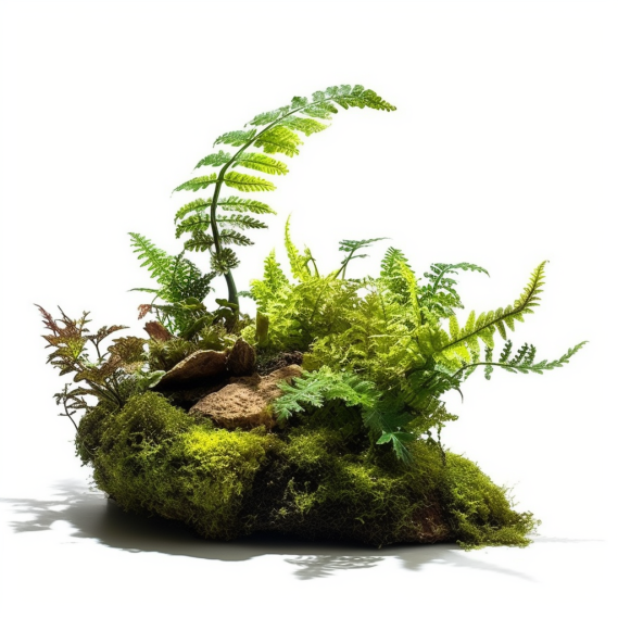 topidchen_White_background_Yinshi_fern_Microlandscape_da2462aa-bd9d-4a80-9596-8eafdb1206e0.png