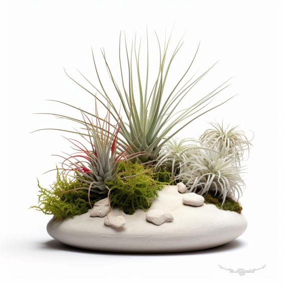 topidchen_White_background_Tillandsia_Microlandscape_6333bcc5-e289-44be-8e74-fdbcdb435d6d.png